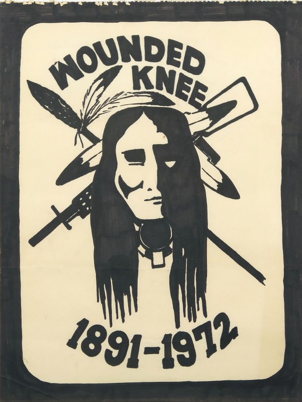 Unidentified Artist, Wounded Knee, 1891-1972 Seven Generations 2020