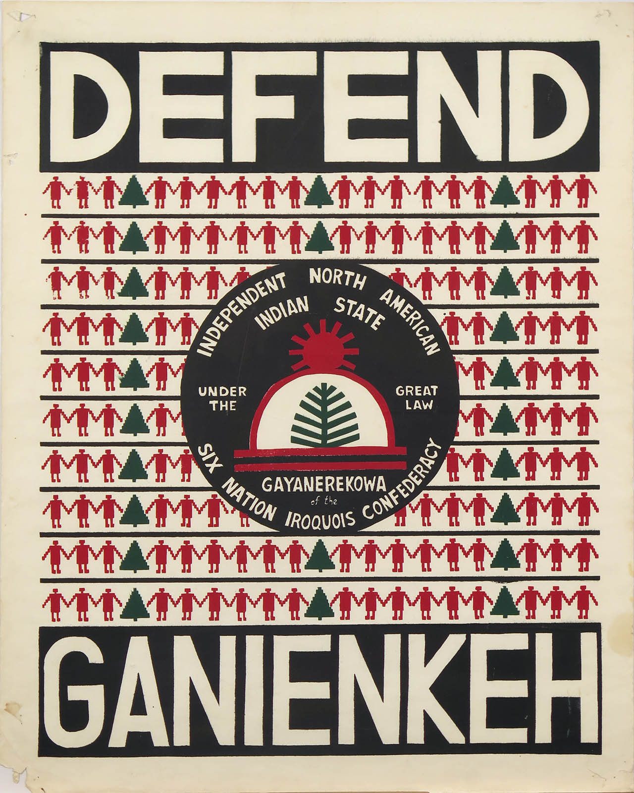 Unidentified Artist, Defend Ganienkeh