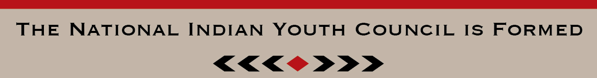 SECTION 6 – The National Indian Youth Council is Formed