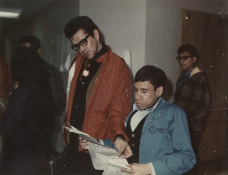 Unidentified Artist, Clyde Bellecourt and Stanley Snake