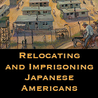 Button relocating and imprisoning japanese americans