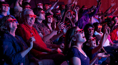 4-D Theater Audience