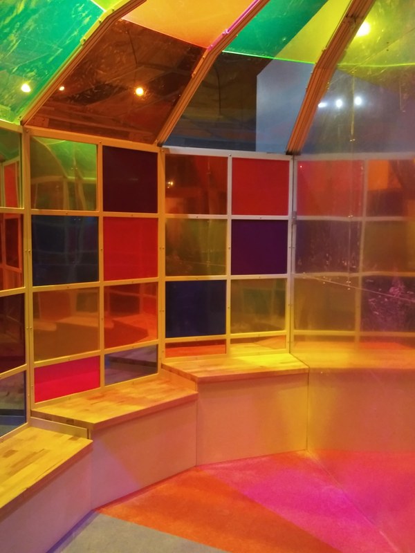 Color Room in Elevation Station Immersive Color Room