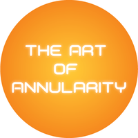 The logo for The Art of Annularity exhibition.
