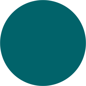 Dark green circle for a decorative accent.