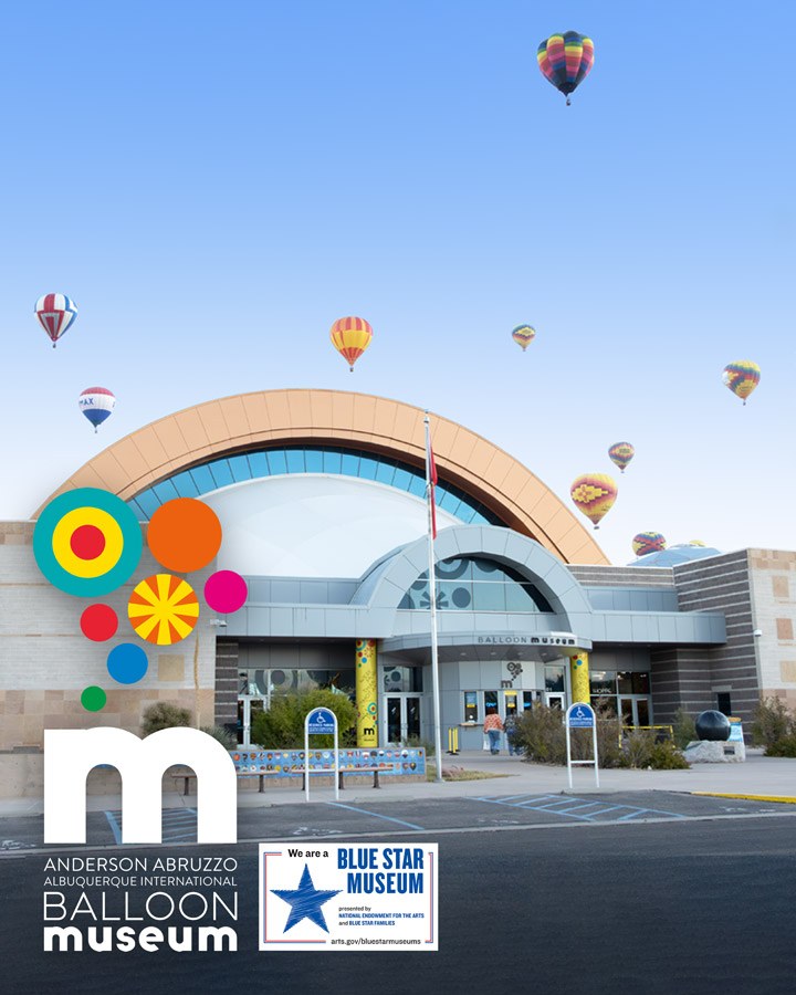 BM-Military-Free-Admission-Blue-Star divider line that is the Balloon Museum's pink color