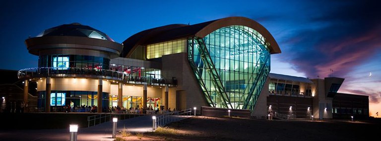 Balloon Museum at Night