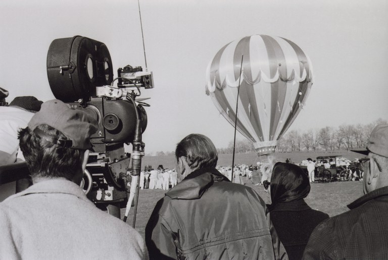 A scene for the movie, The Great Race, being filmed in Frankfort, KY, Oct. 30, 1964. Bill Strode, Courtesy of the Courier-Journal