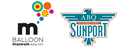 Balloon Museum and Sunport logos