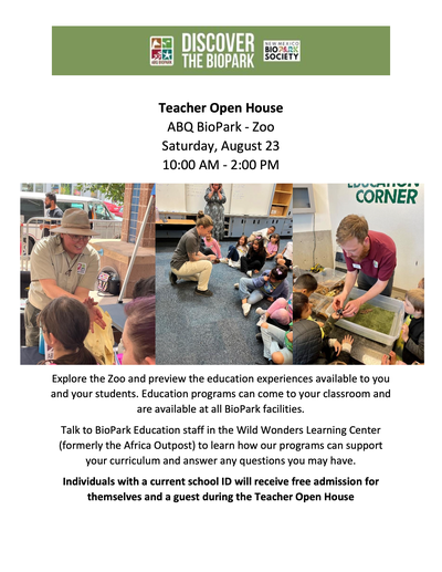 Teacher Open House