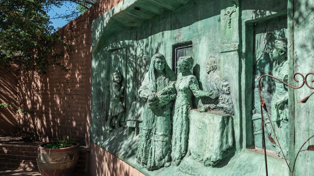 Curandera garden sculpture