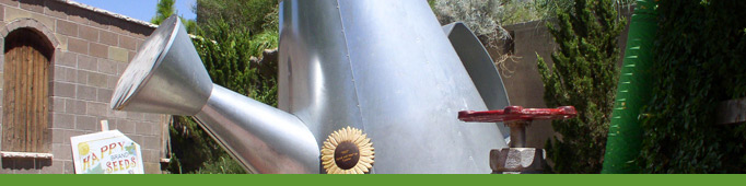 Watering Can in Children's Fantasy Garden