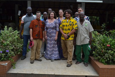 Special gift from Abidjan Zoo 2016 visit. ABQ BioPark staff.