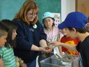 Teacher with Tarantula Teacher with Tarantula