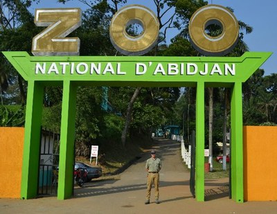 caption:Matt at Zoo d'Abidjan