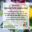 National Public Gardens Day 2019