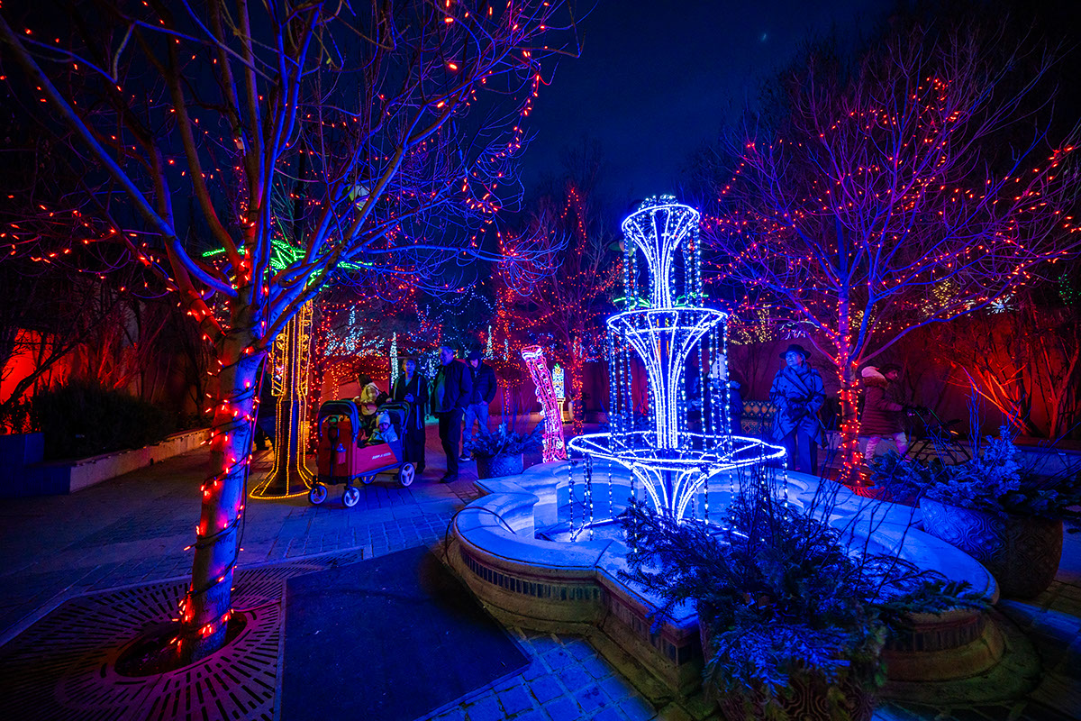 River of Lights fountain