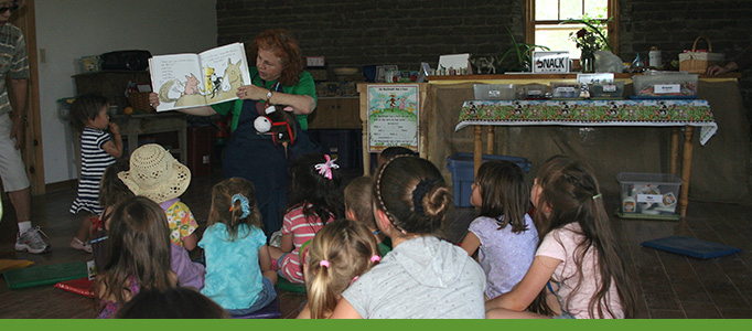 Story time at the Garden.