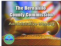 Image of the Bernalillo County Commission televised Broadcast logo