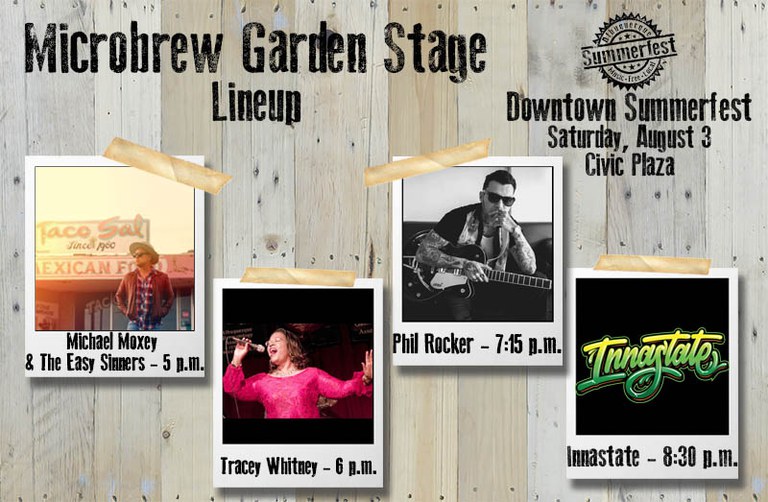 2019 Downtown Summerfest - Opening Bands Microbrew Garden Stage
