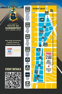 Route 66 Summerfest 2026 Map