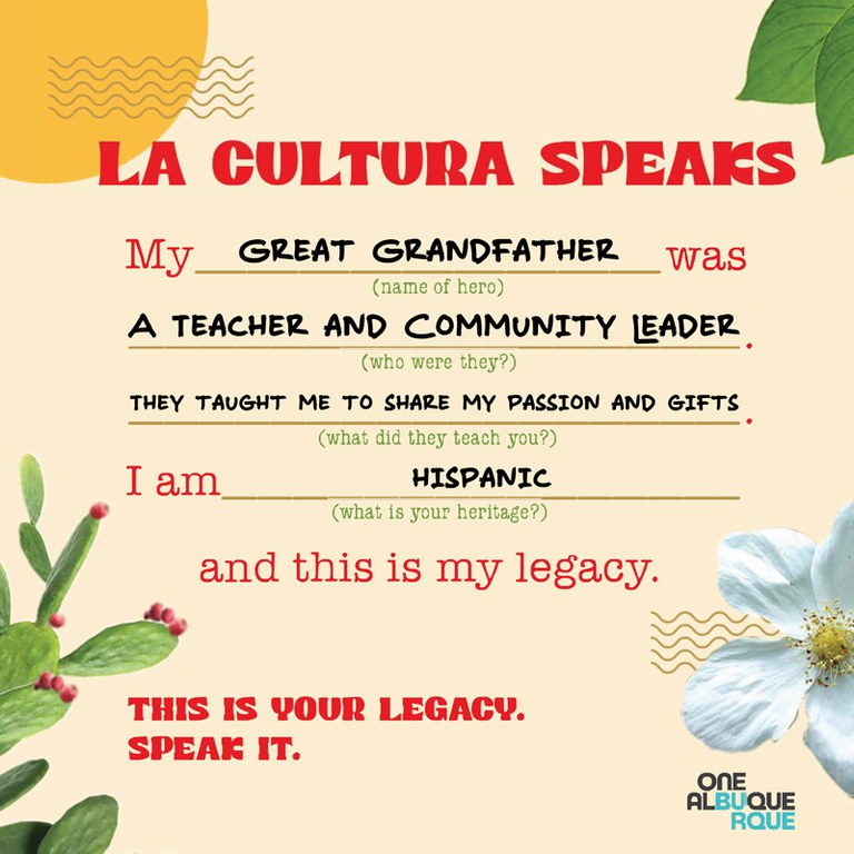 Hispanic Heritage Filled Social Tile 2