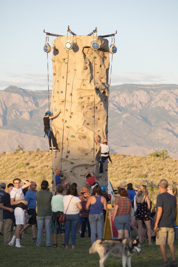 Westside Summerfest Climbing Wall