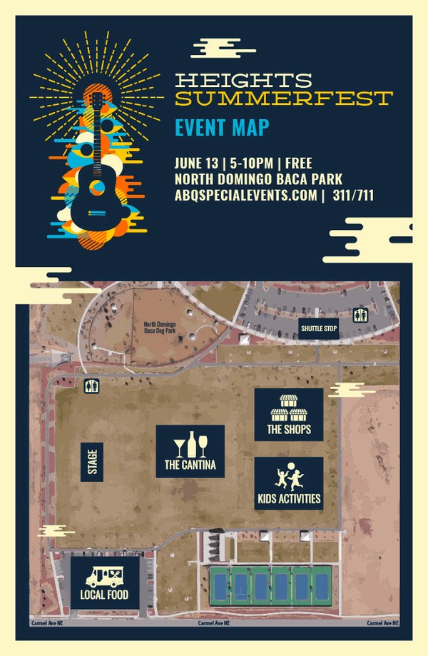 Heights Summerfest Map