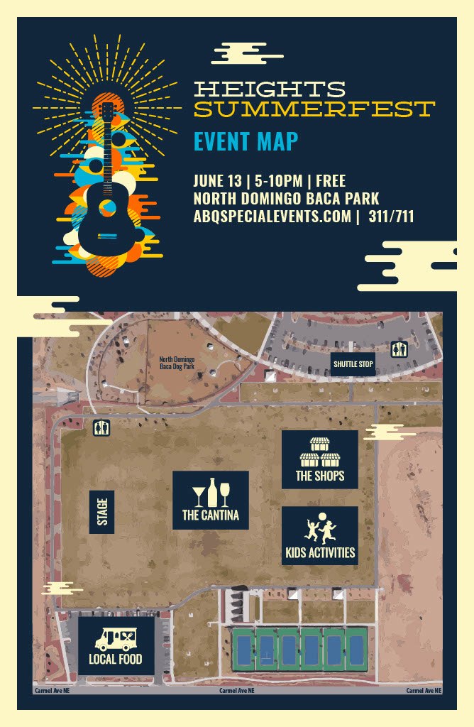 Heights Summerfest Map