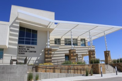 The outside of the West Central Route 66 Visitor Center at 12300 Central.