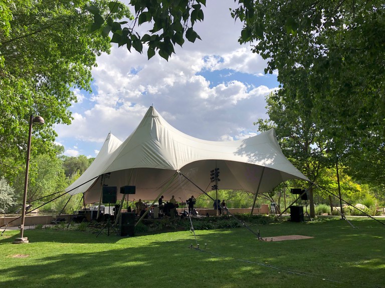 Botanic Garden Tent Performance Space