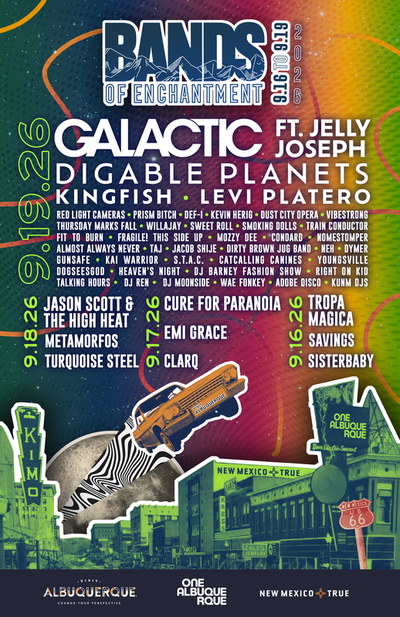 Bands of Enchantment Live events + Music Festival Sept 16th-19th