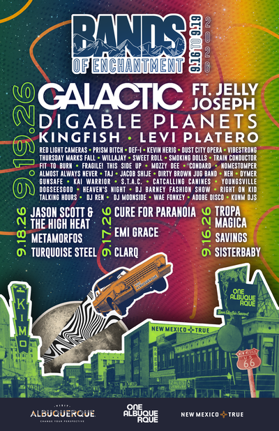 Bands of Enchantment Live events + Music Festival Sept 16th-19th