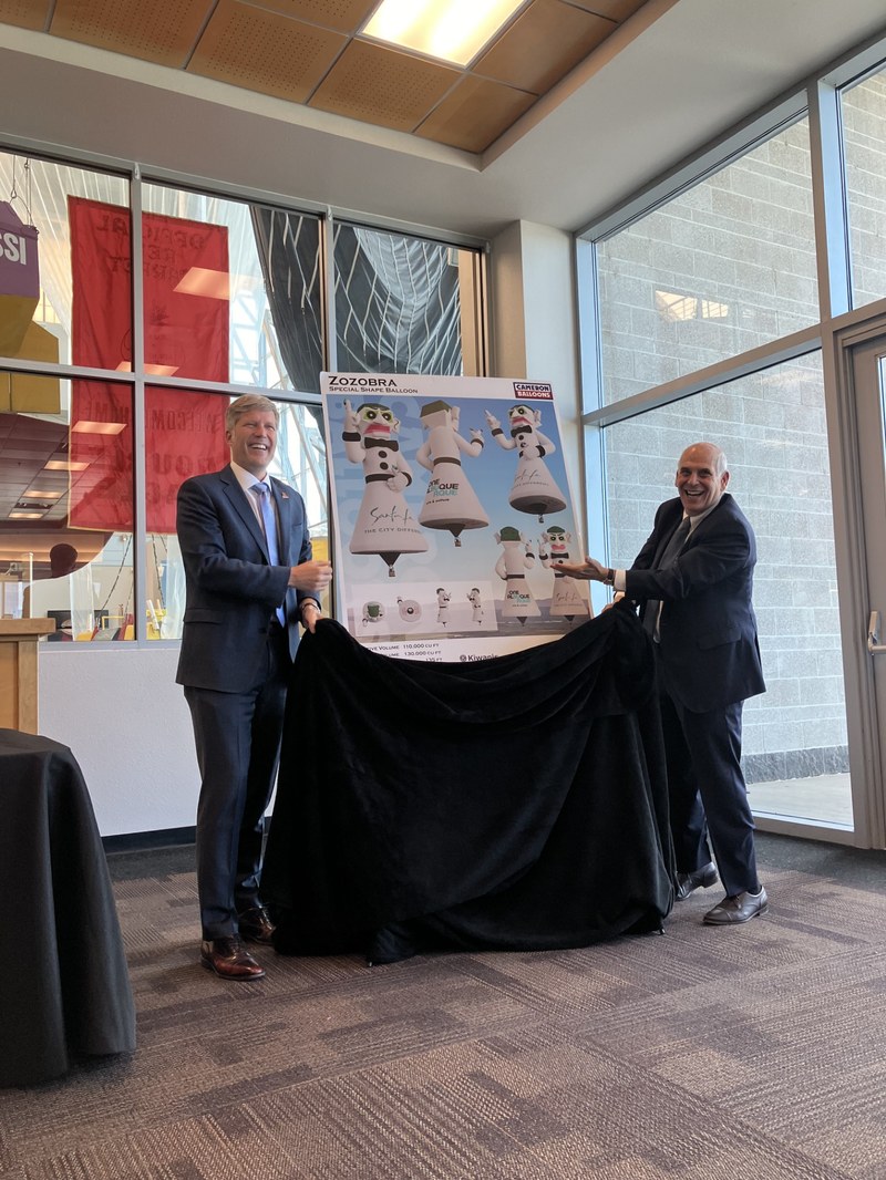 From Up in Flames to Up in the Air: Zozobra Hot Air Balloon Design Unveiled