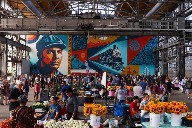 Shepard Fairey's People Power Mosaic Becomes Albuquerque’s Newest Landmark
