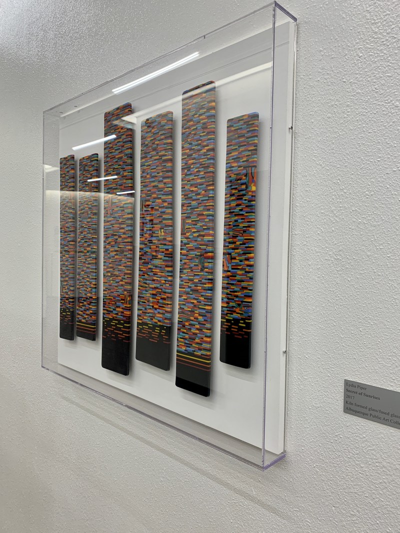 Lydia Piper, Secret of Sunrises, kiln formed glass/fused glass
