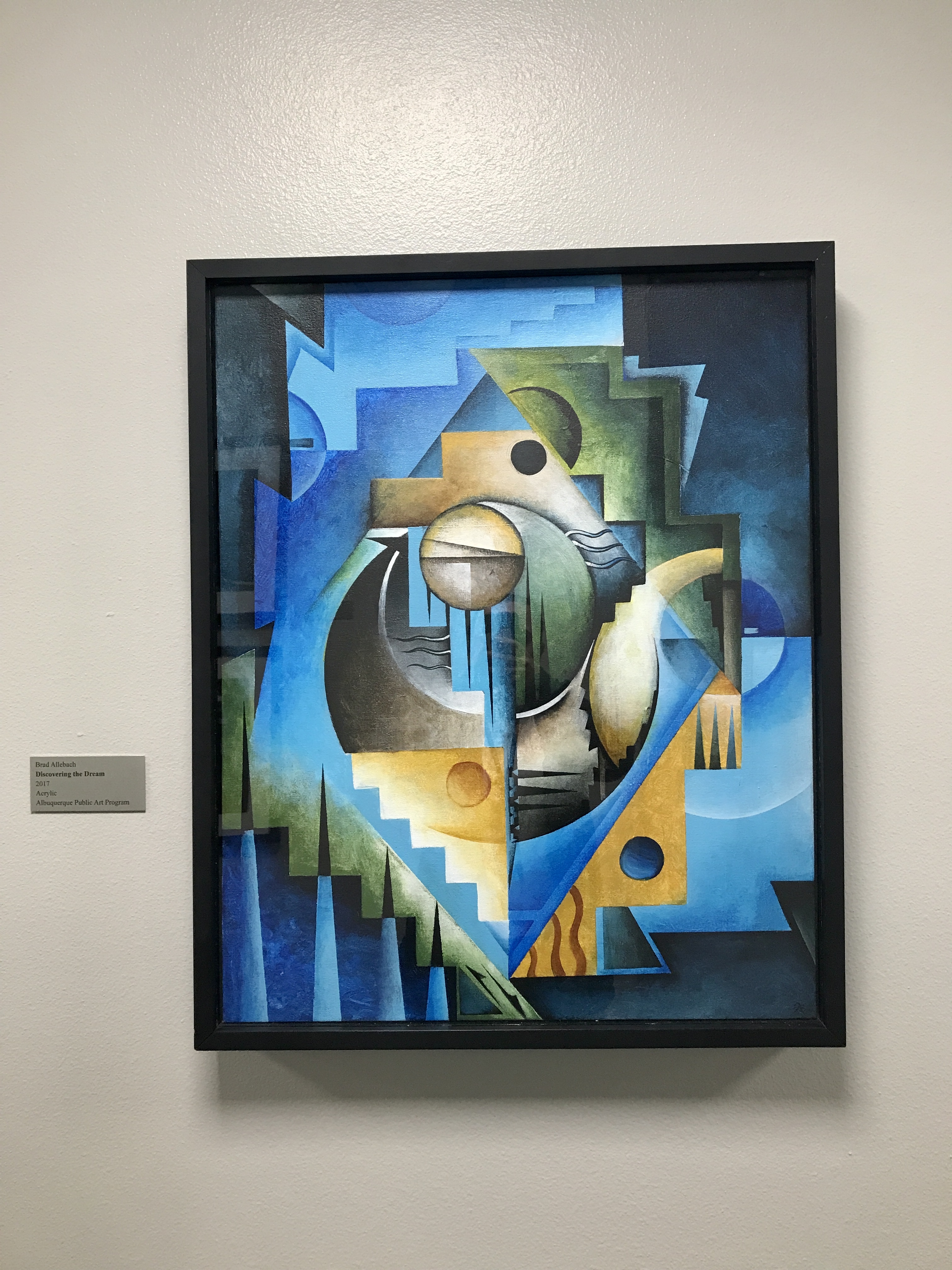 Brad Allebach, Discovering the Dream, acrylic