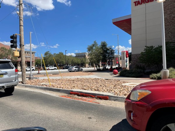 Image of Uptown intersection. 