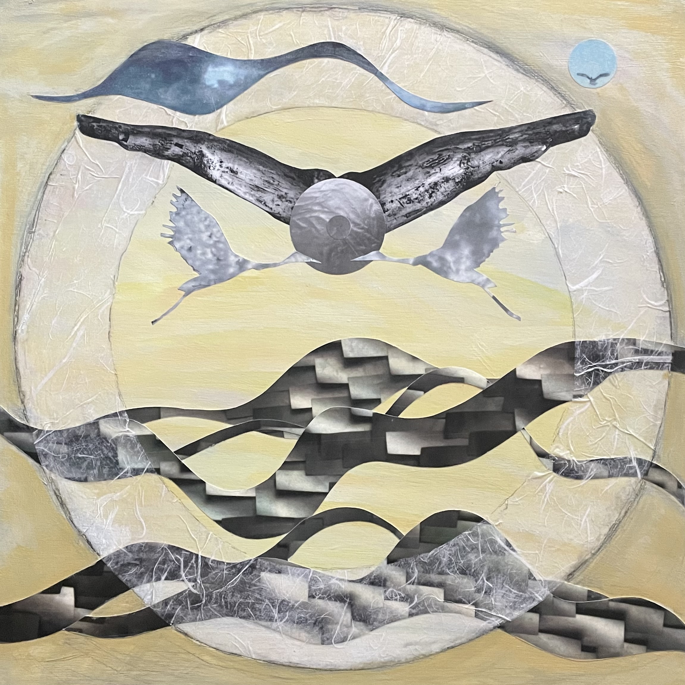 "Essence," mixed media by Lauri Dickinson