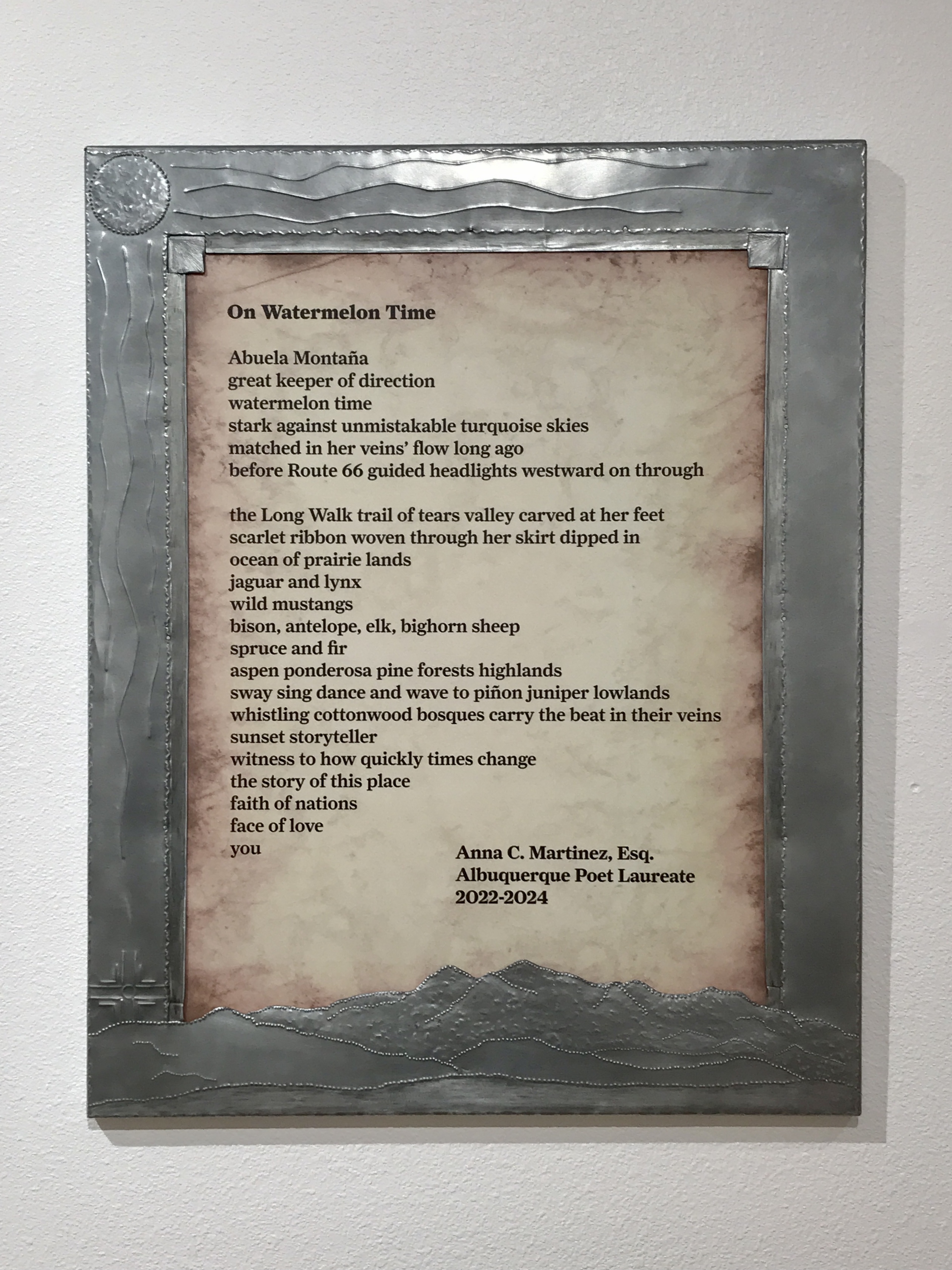 Michael Worthen - Punched Tin Frame