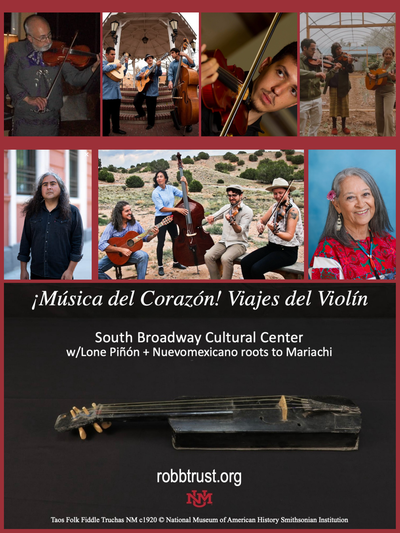 ¡Música del Corazón! Viajes del Violín 13th Annual John Donald Robb, Jr. Memorial Concert
