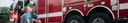 Father Son Firetruck Banner