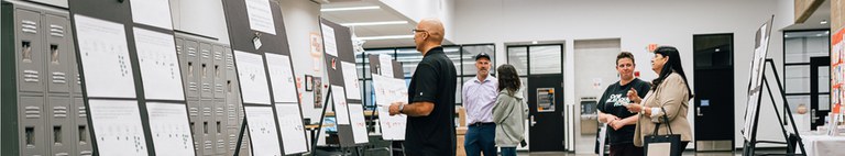 Open House with Employees and Visitors