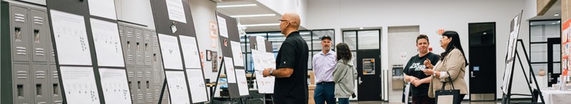 Open House with Employees and Visitors