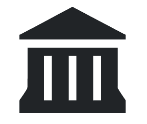 Government Building Icon Dark PNG