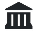 Government Building Icon Dark PNG