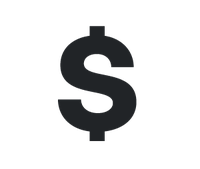 The American dollar sign symbol.