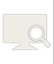 Computer with Magnifying Glass