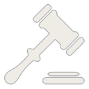 An icon of a gavel icon.