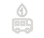 Green Bus Icon